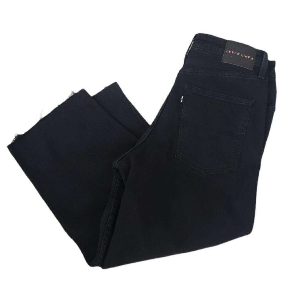 Levi's Ribcage Line 8 Premium Straight Ankle Jeans - Picture 5 of 15